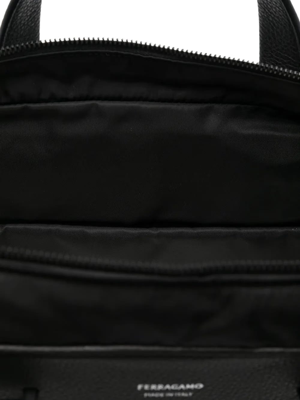Gancini-motif laptop bag