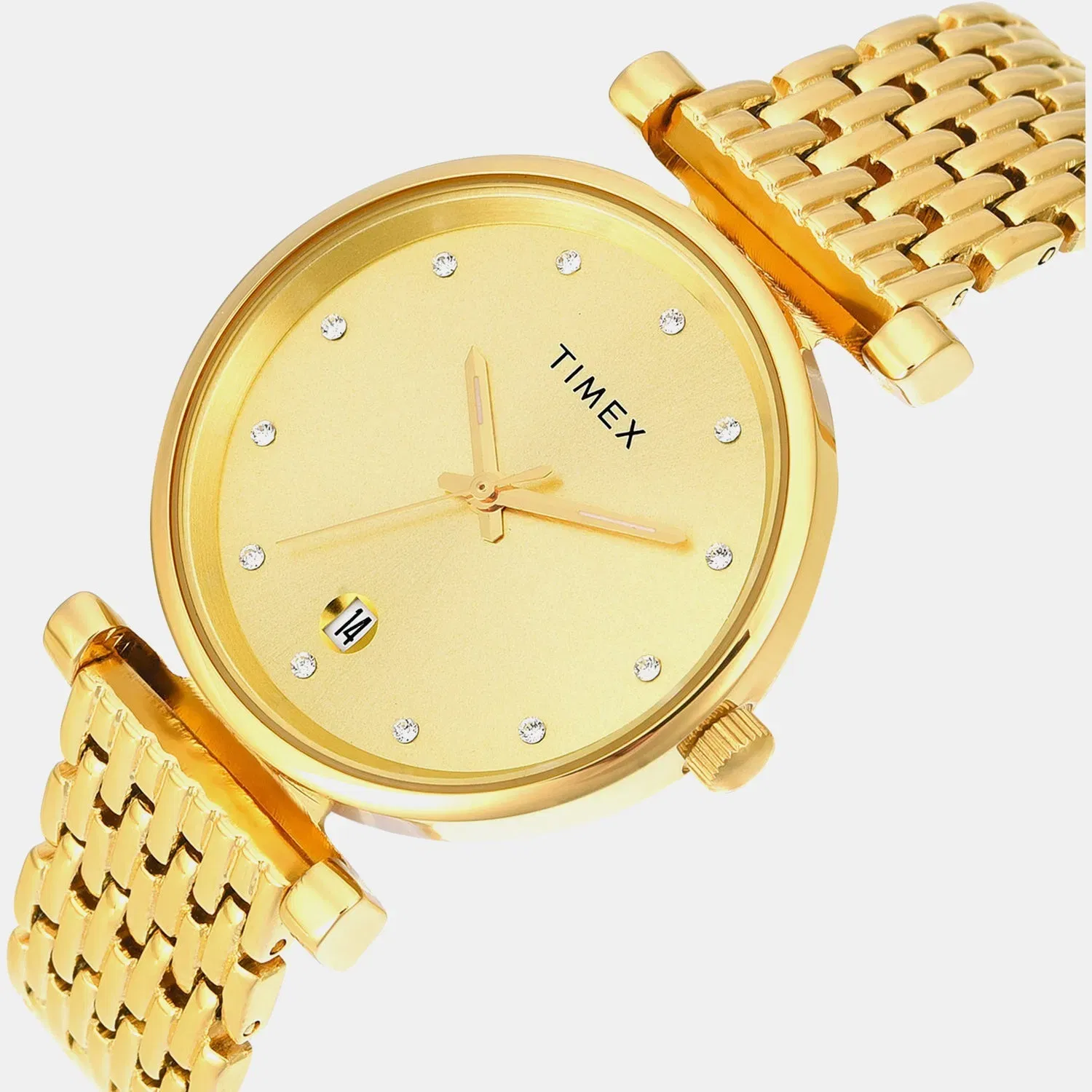 Timex Trendline Women Quartz Dial Analog Brass Watch Twel21600