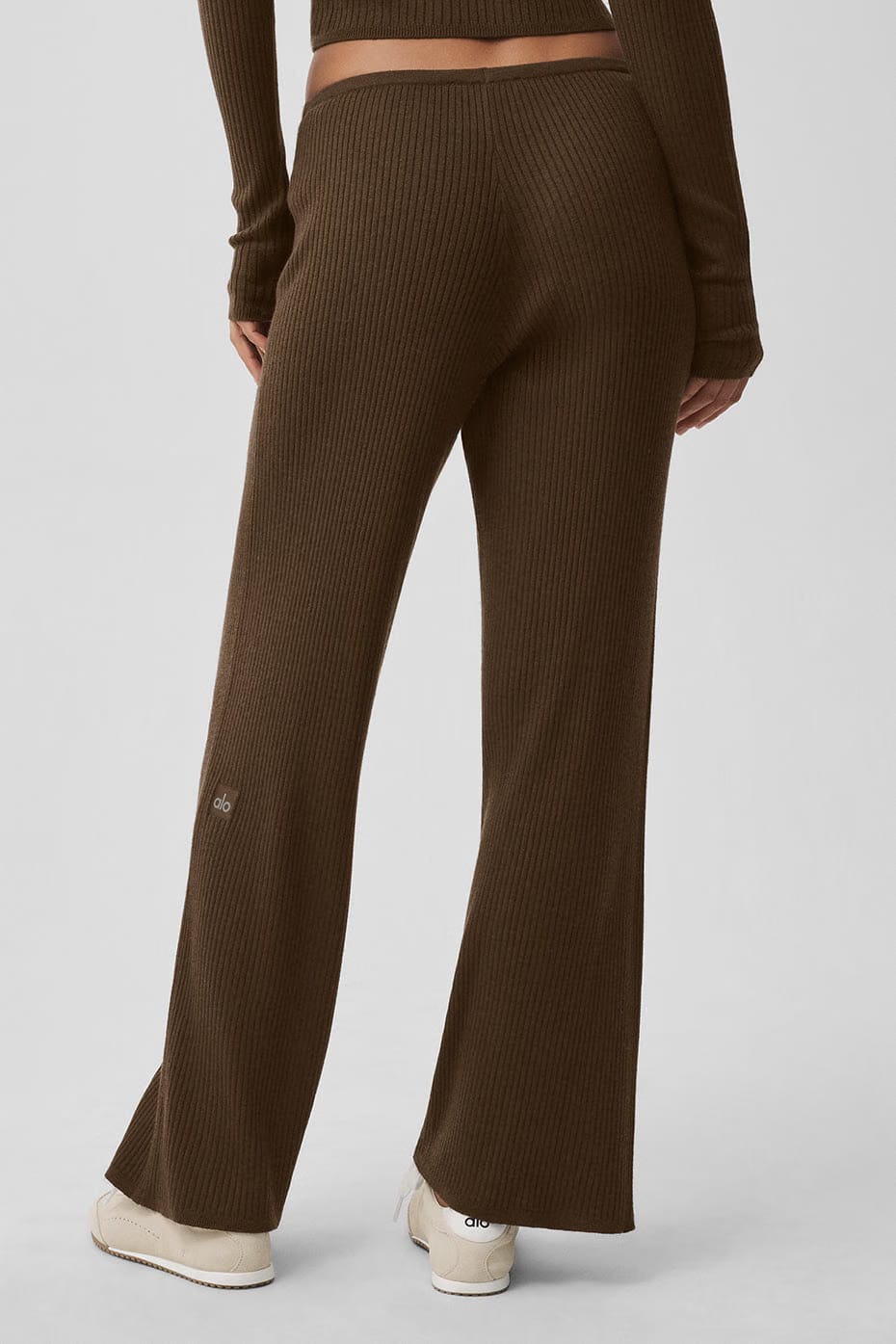 Sweater Knit Mid-Rise Unwind Wide Leg Pant