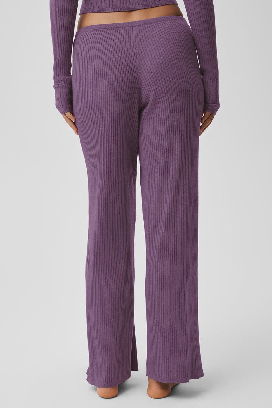 Sweater Knit Mid-Rise Unwind Wide Leg Pant