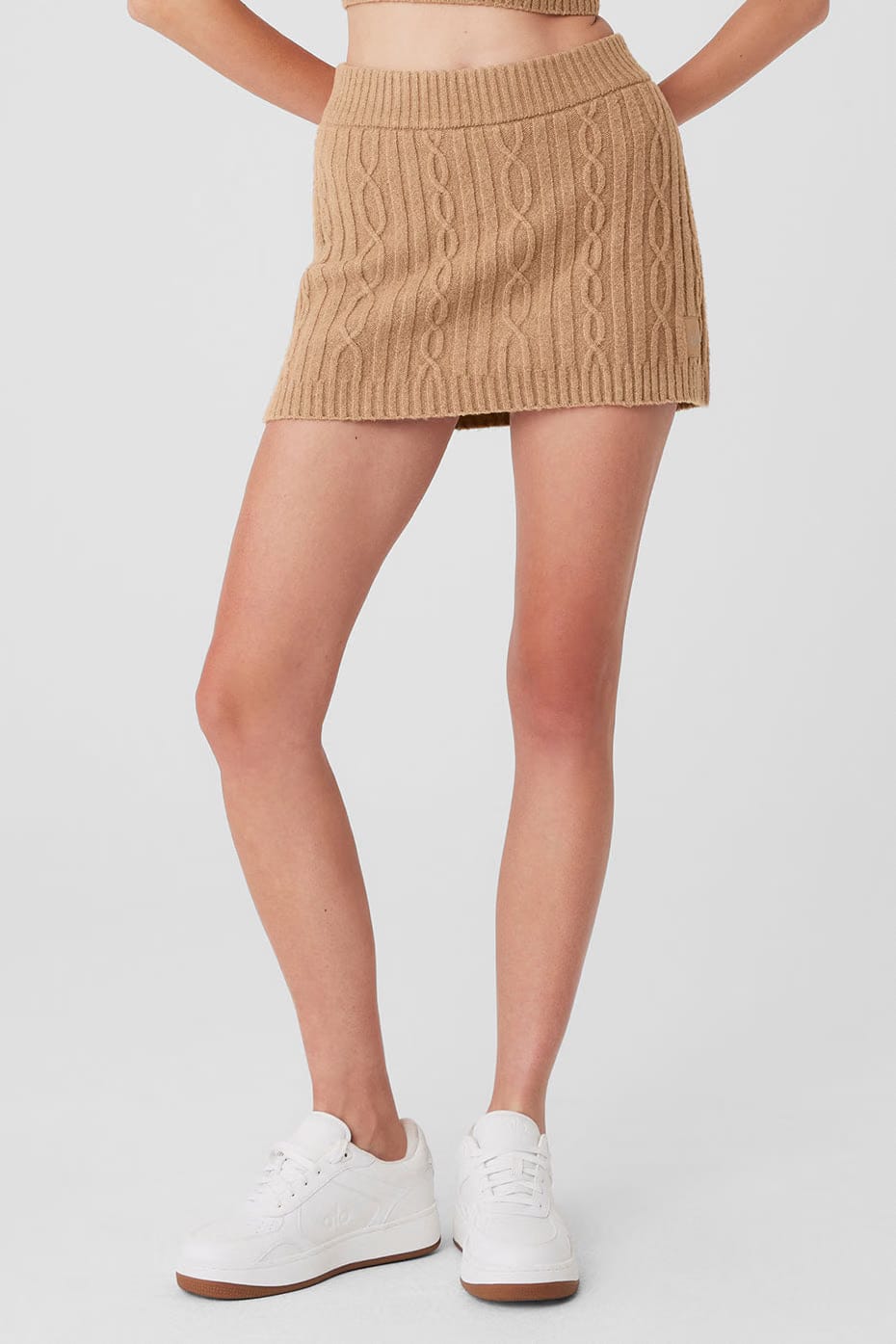 Cable Knit Winter Bliss Mini Skirt
