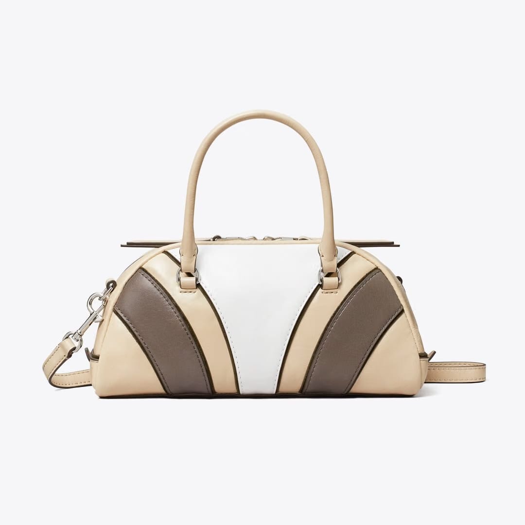 Tory Burch Small Moto Quilt Bowler Multi