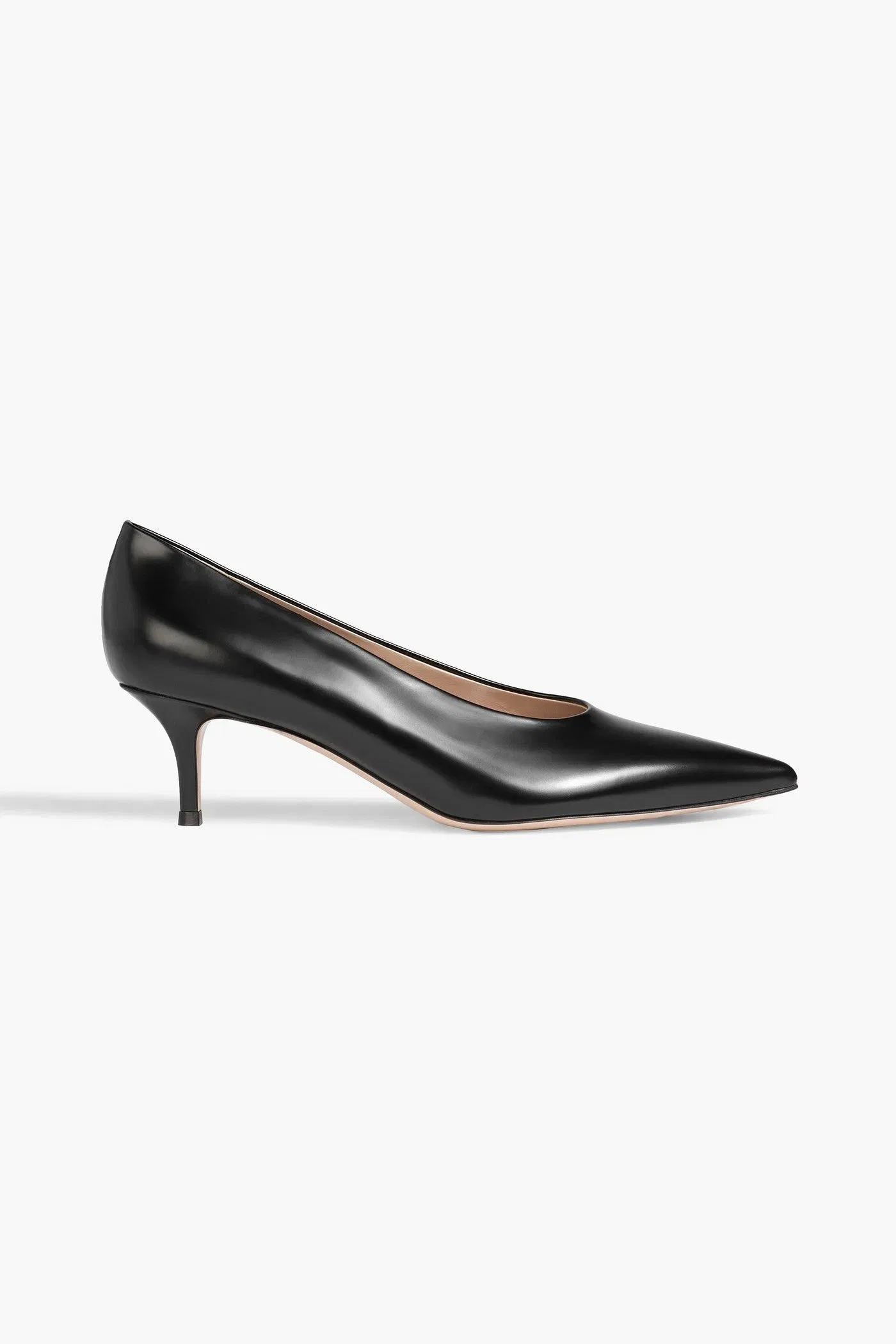 Gianvito Rossi Robbie 55 Leather Pumps Black Women's