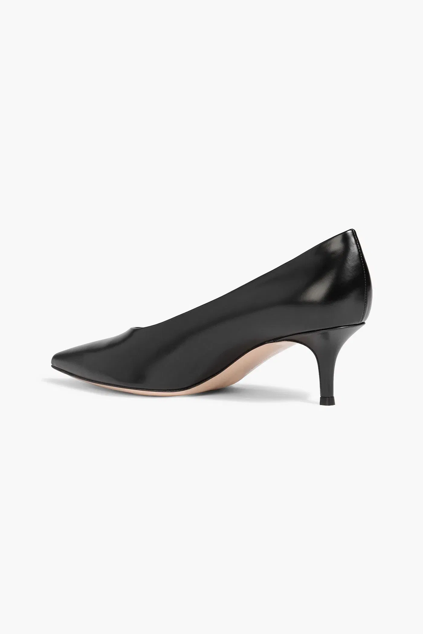 Gianvito Rossi Robbie 55 Leather Pumps Black Women's