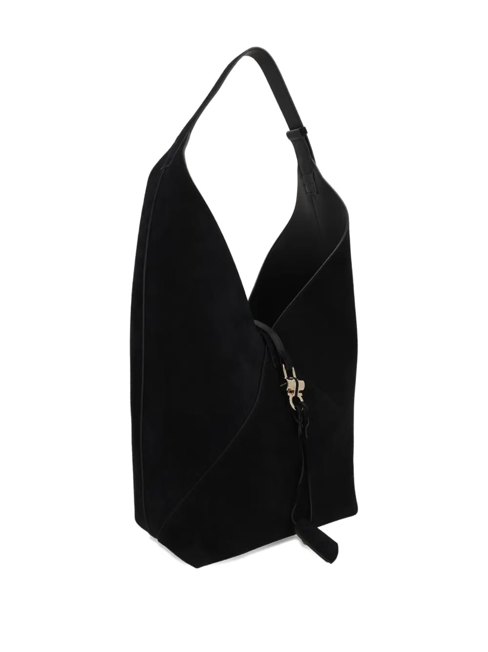 slouchy suede hobo bag