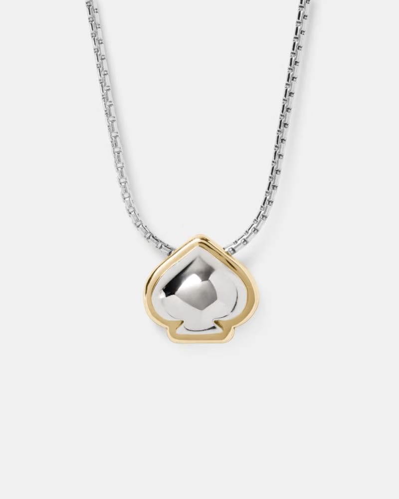 Sculpted Spade Pendant