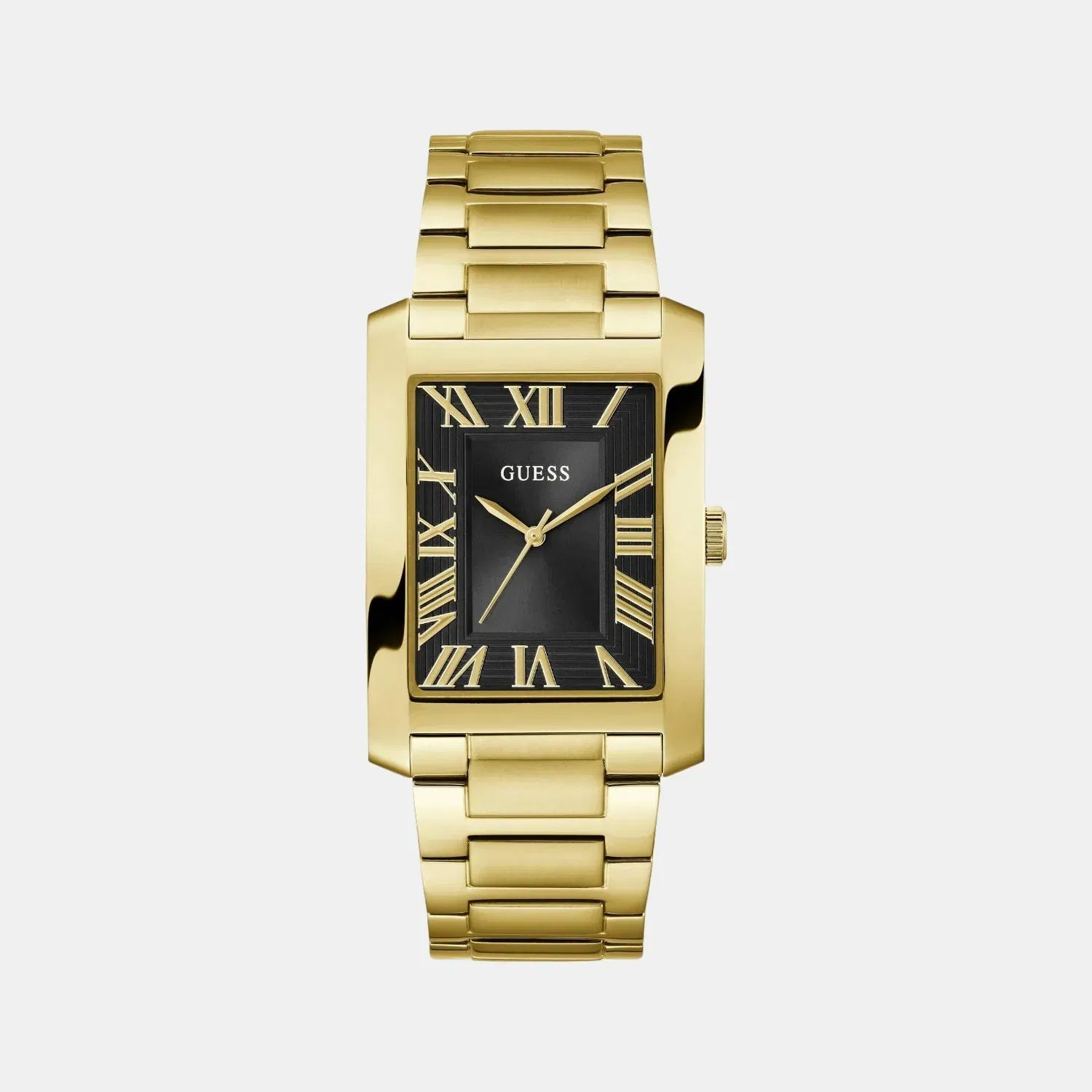 Guess Gd Clyde Men Quartz Black Dial Analog Stainless Steel Gw0896G2