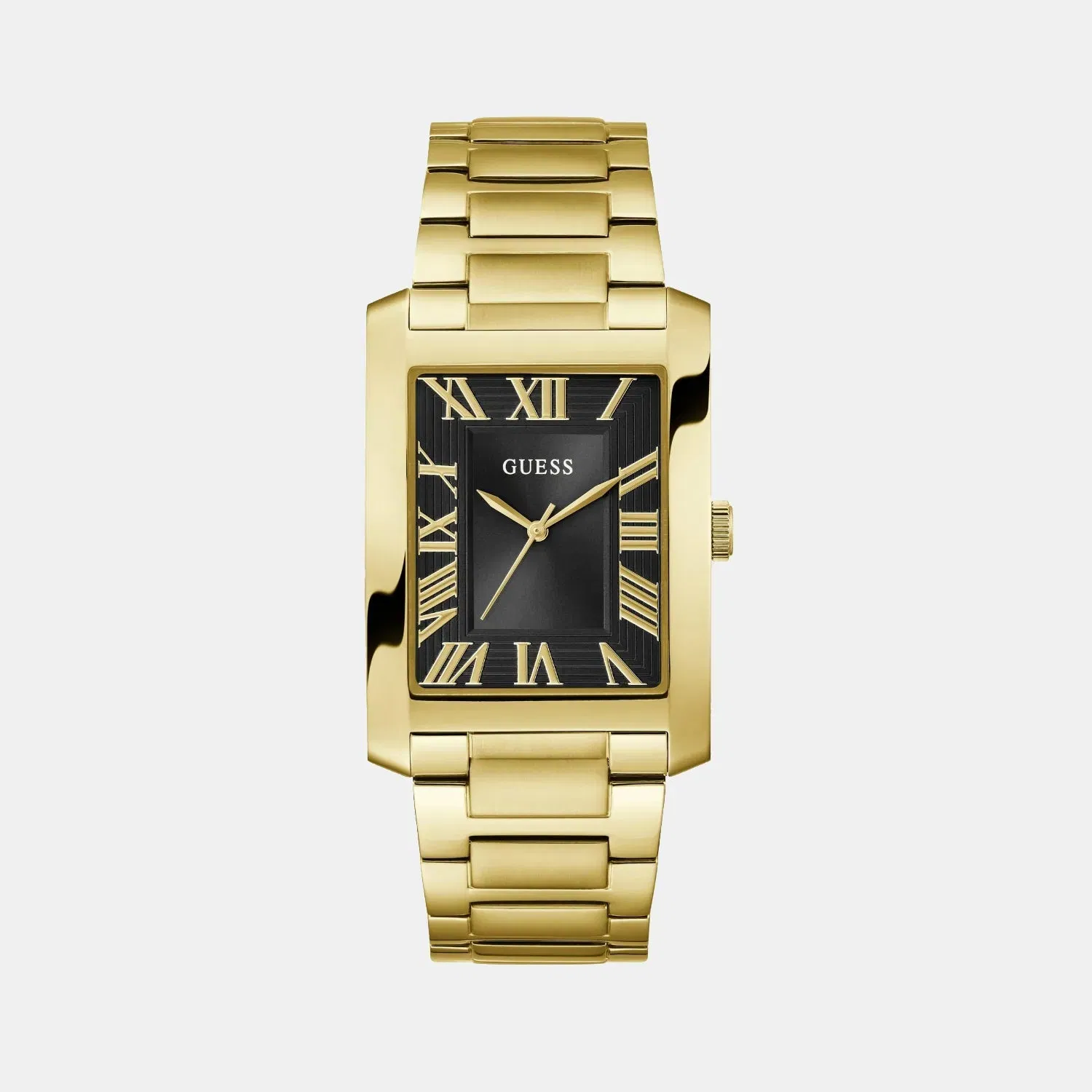 Guess Gd Clyde Men Quartz Black Dial Analog Stainless Steel Gw0896G2