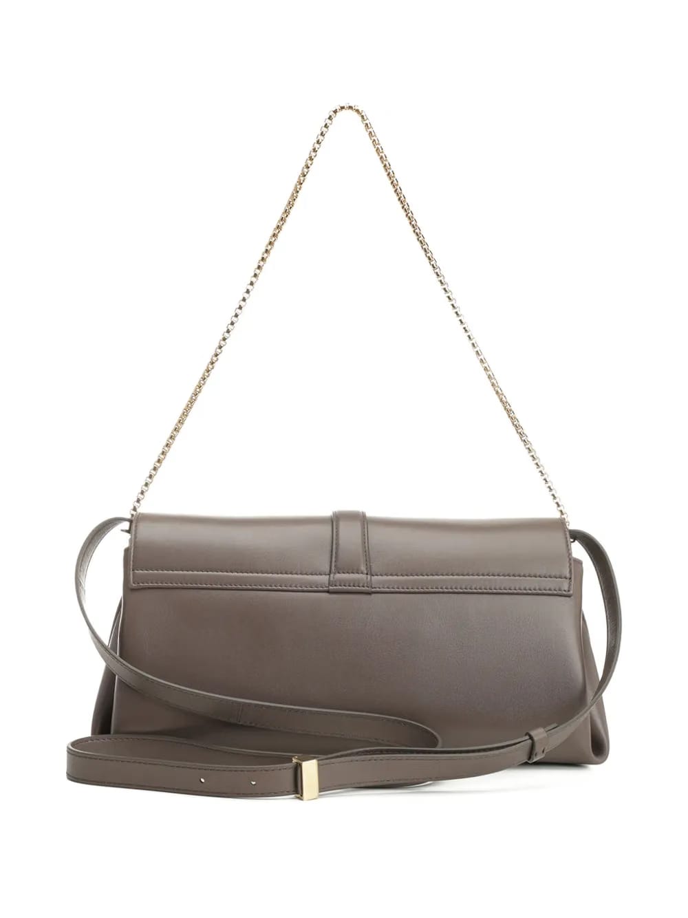 chain-strap flap shoulder bag