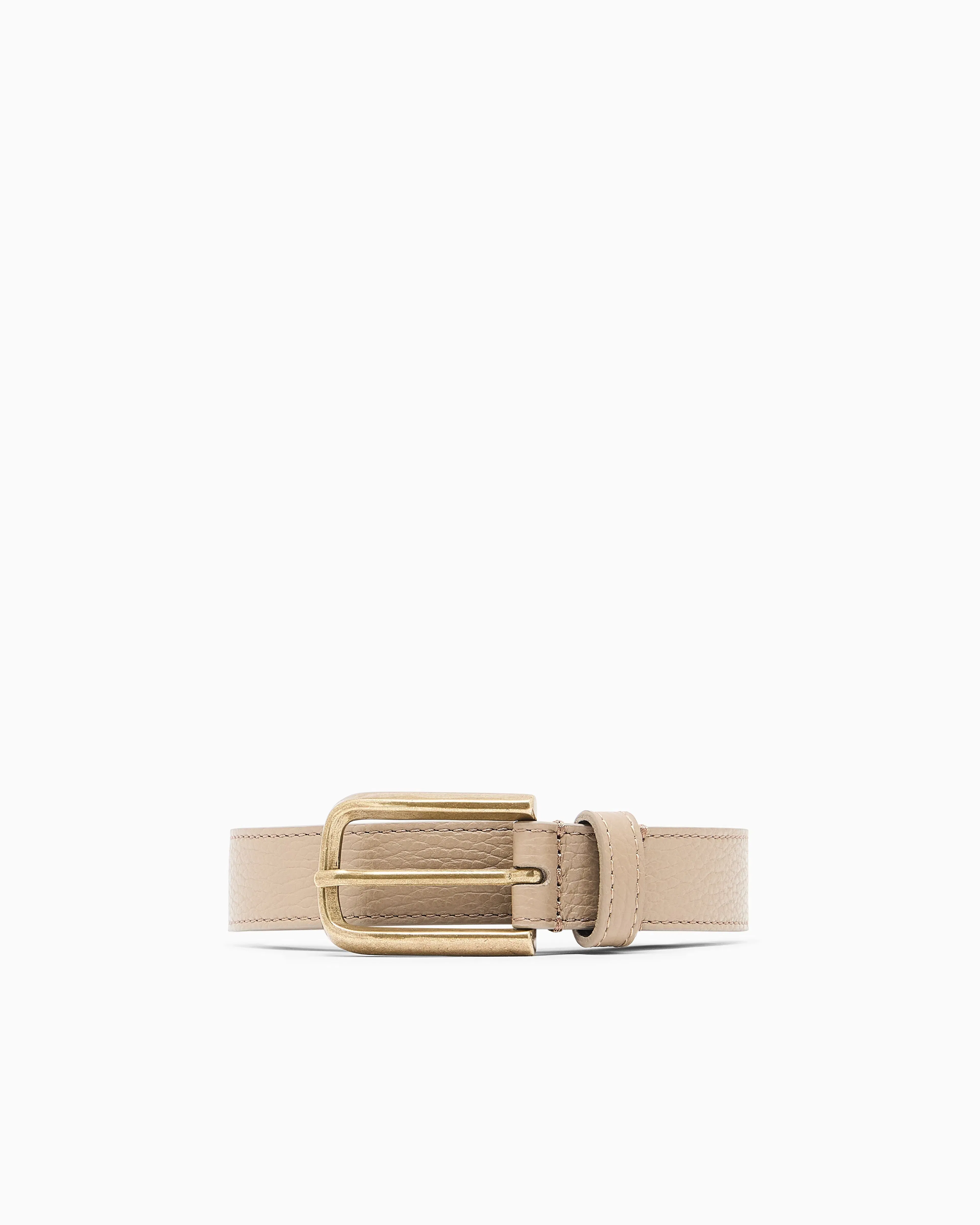 Emporio Armani Palmellato-leather belt