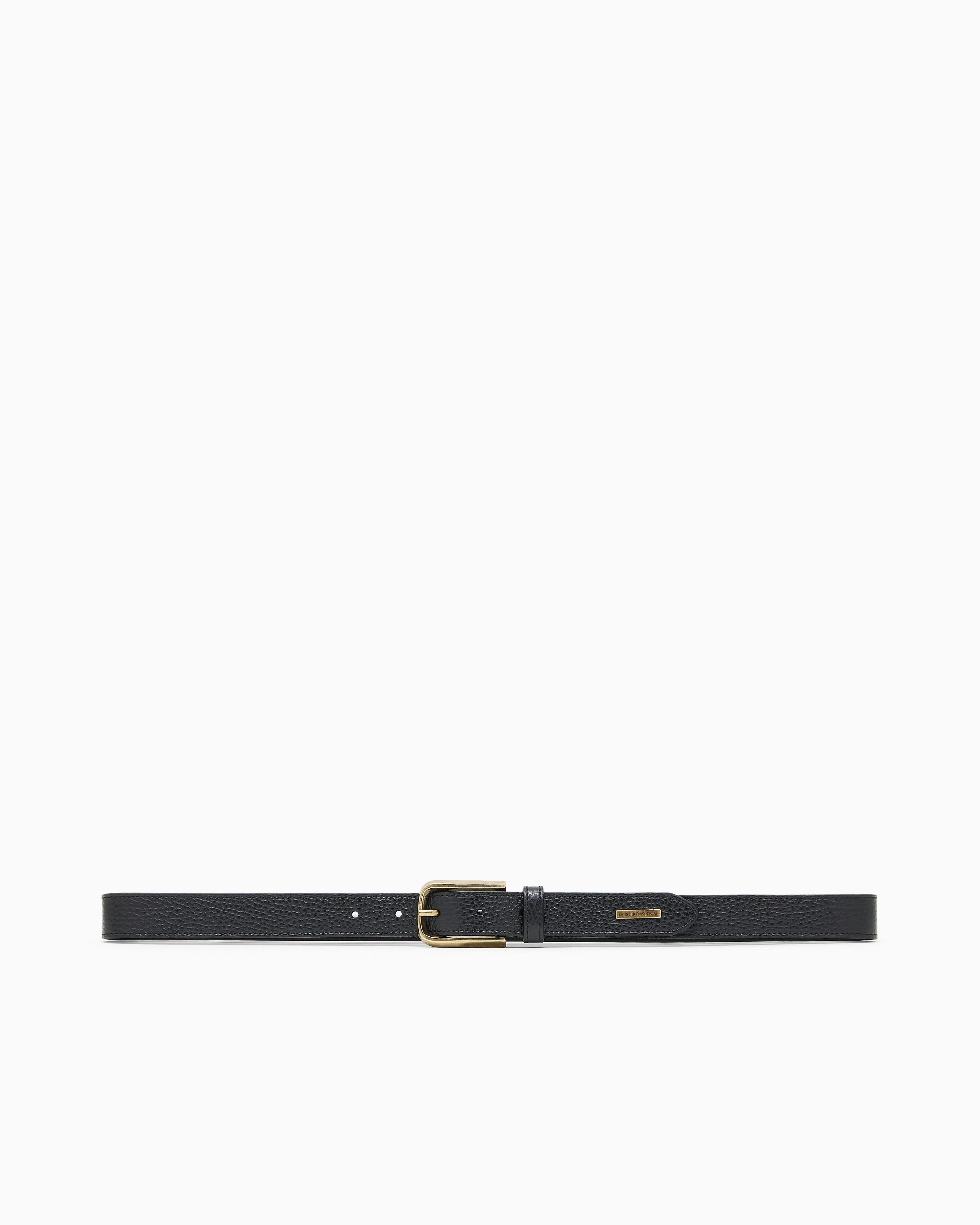 Emporio Armani Palmellato-leather belt