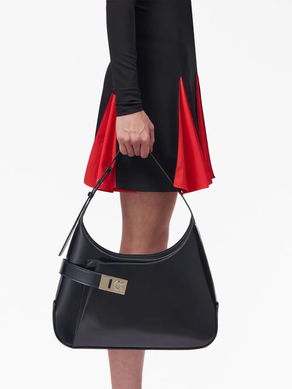 Hobo Gancini-buckle shoulder bag