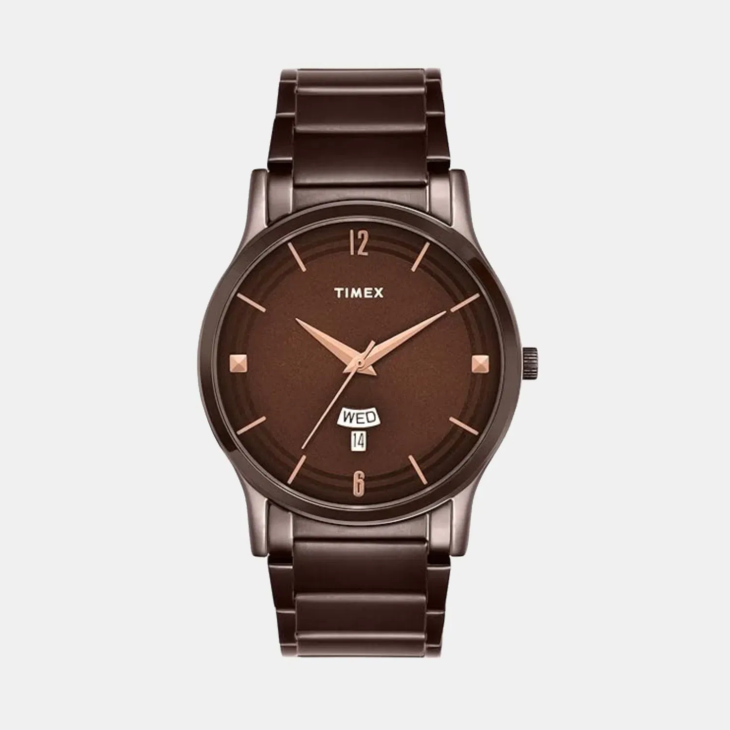 Timex Trendline Men Quartz Dial Analog Stainless Steel Watch Tw000R461
