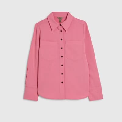 Petite Pink Tailored Shirt
