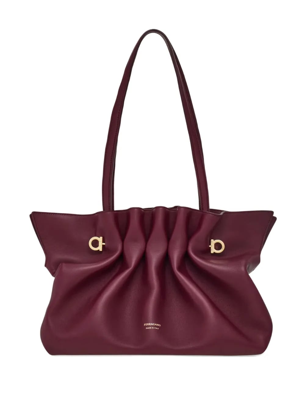 medium double-Gancini shoulder bag