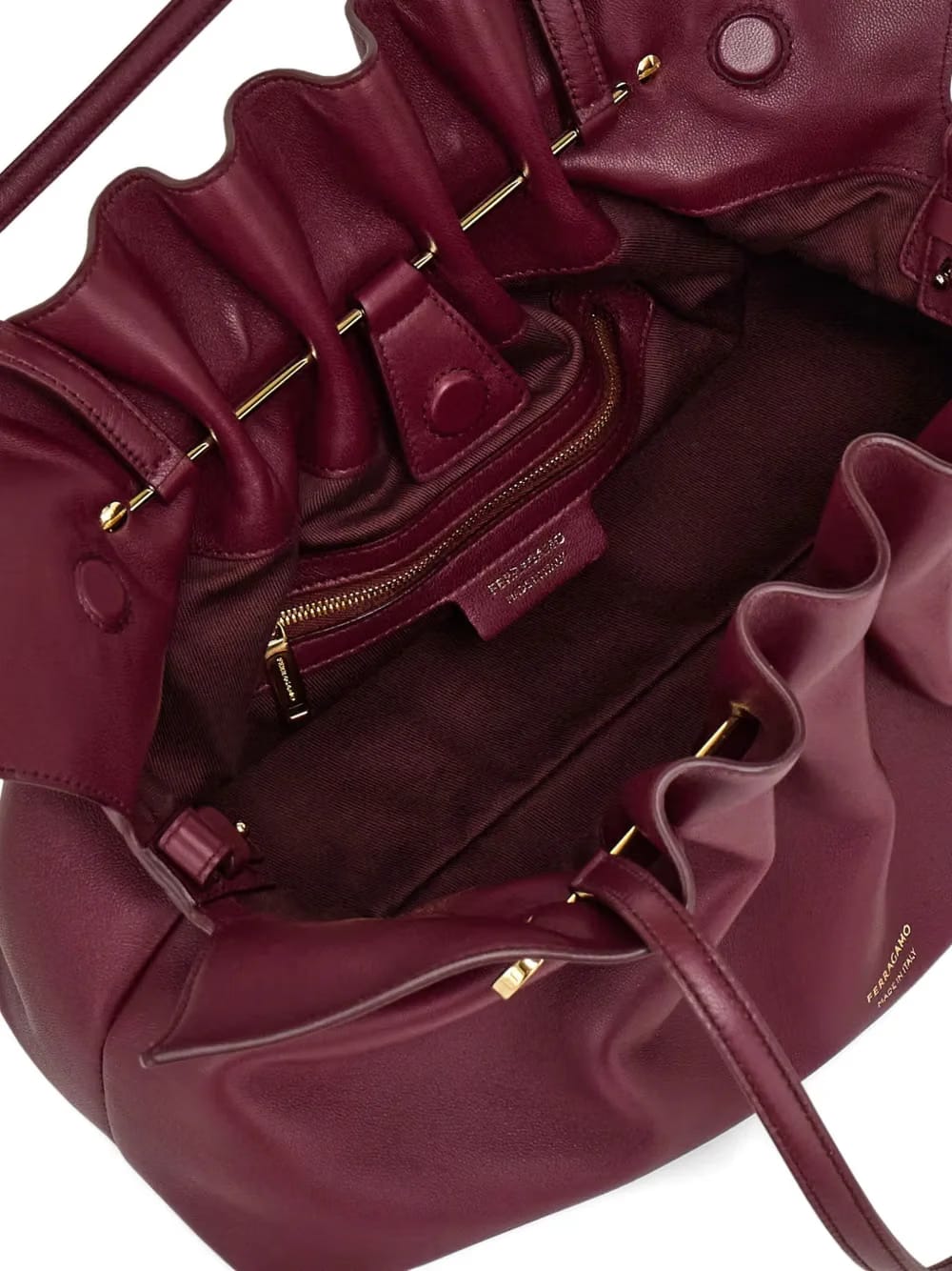 medium double-Gancini shoulder bag
