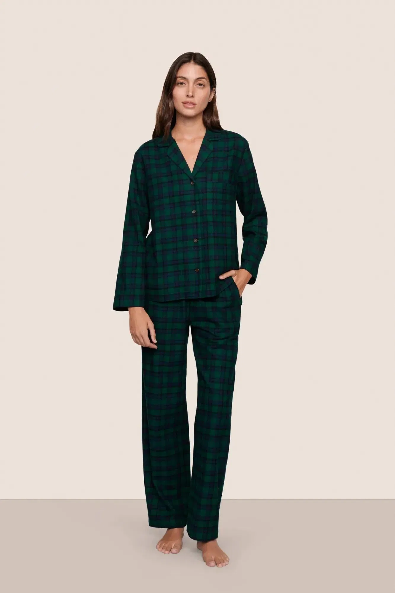Flannel Long PJ Set