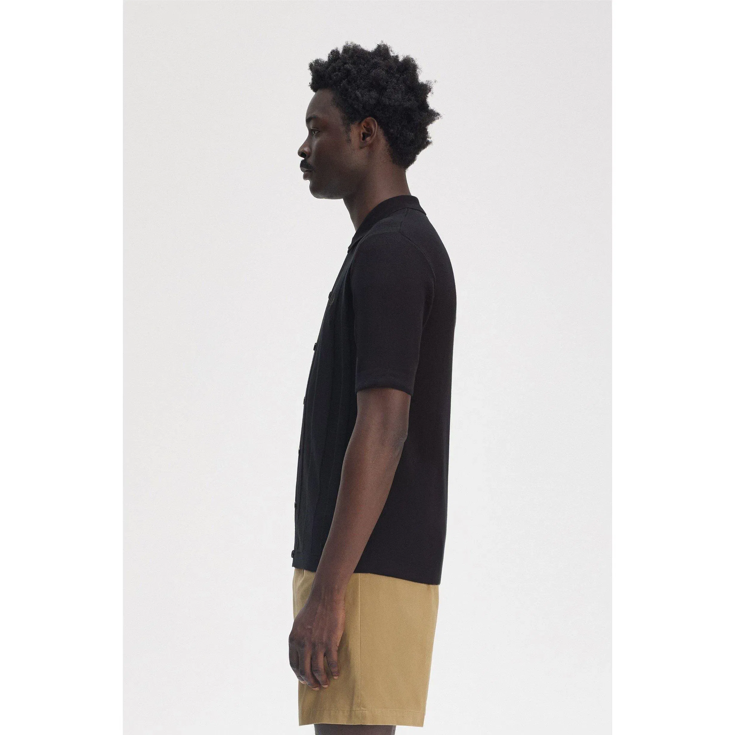 Short-Sleeve Plain Shirt