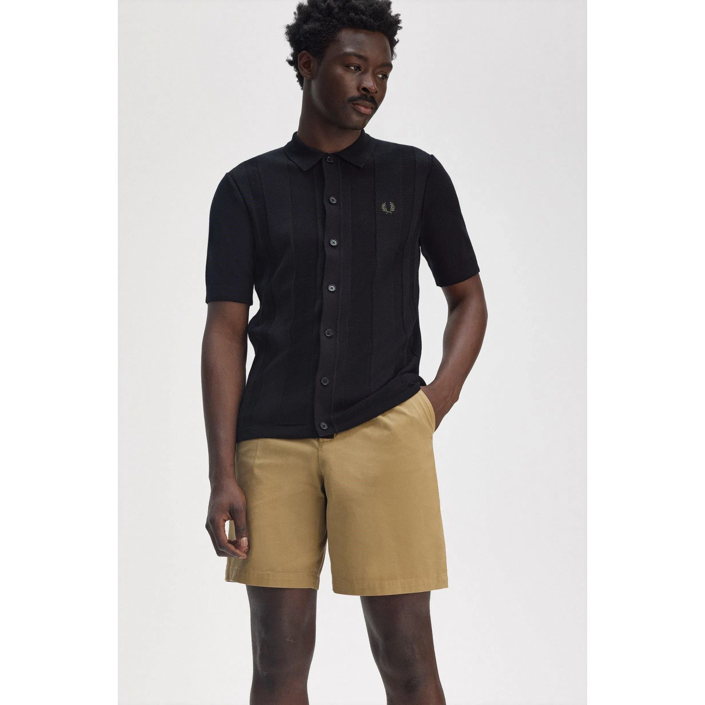 Short-Sleeve Plain Shirt