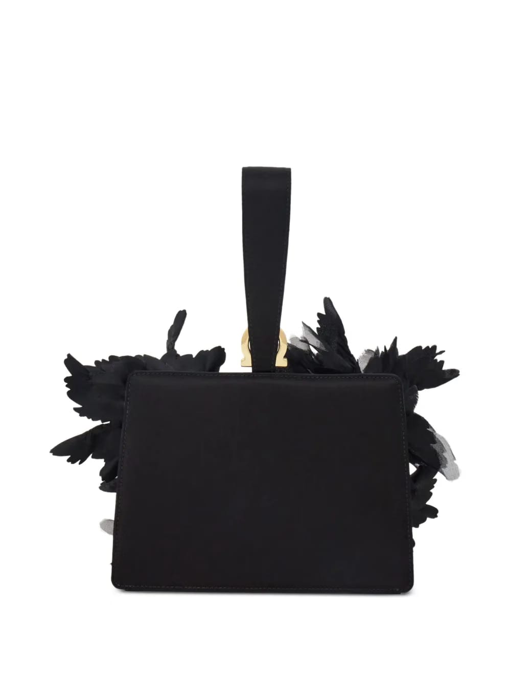 mini floral-detailing clutch bag