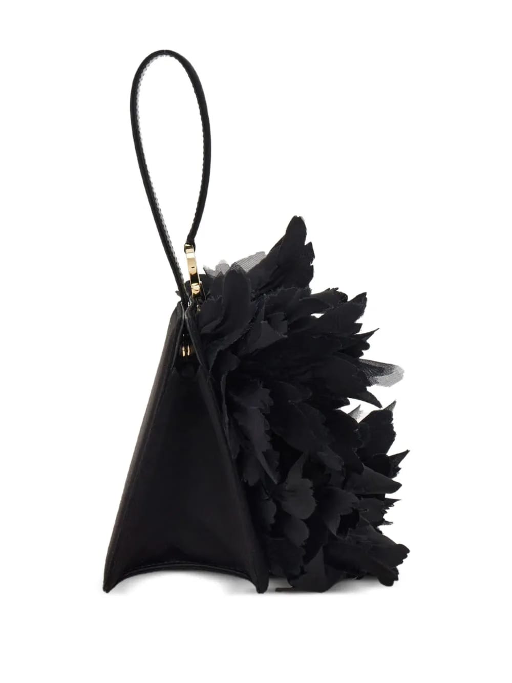 mini floral-detailing clutch bag