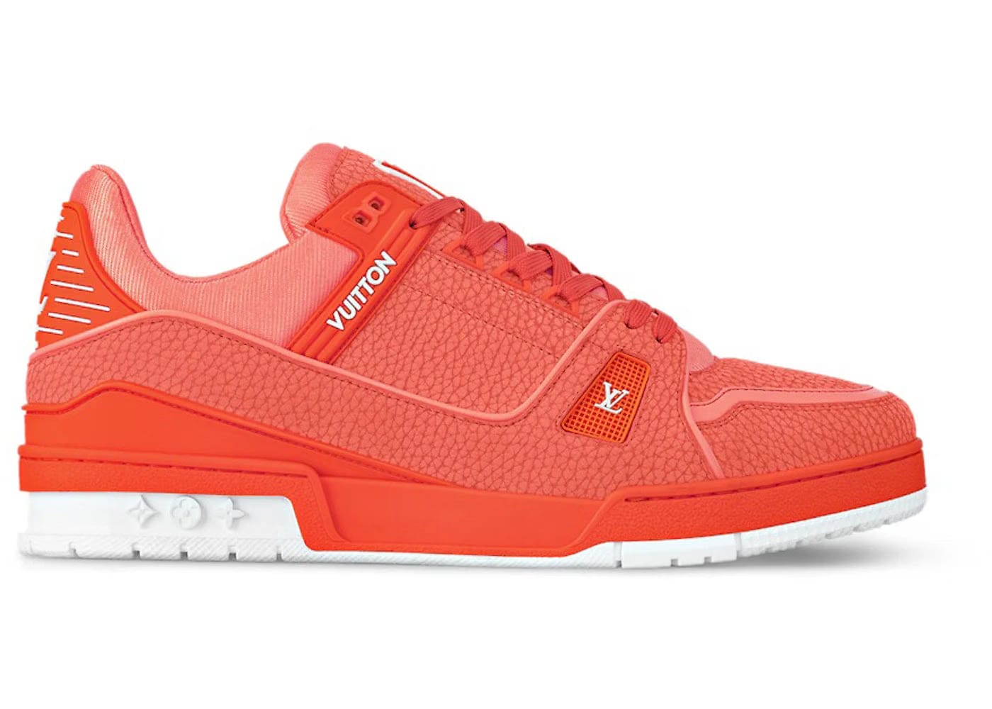 Louis Vuitton Lv Trainer Orange White