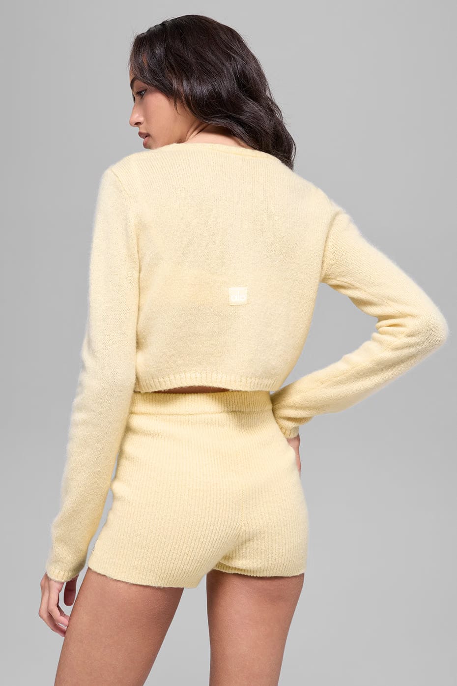 Wool Cashmere New Class Cropped Cardigan