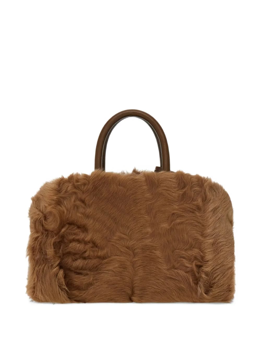 mini Hug shearling buckle cross body bag