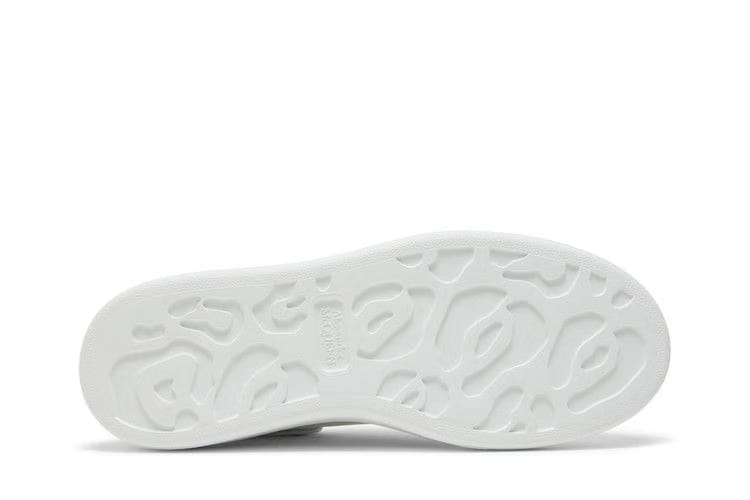 Alexander McQueen Wmns Oversized Sneaker 'White Silver Glitter'