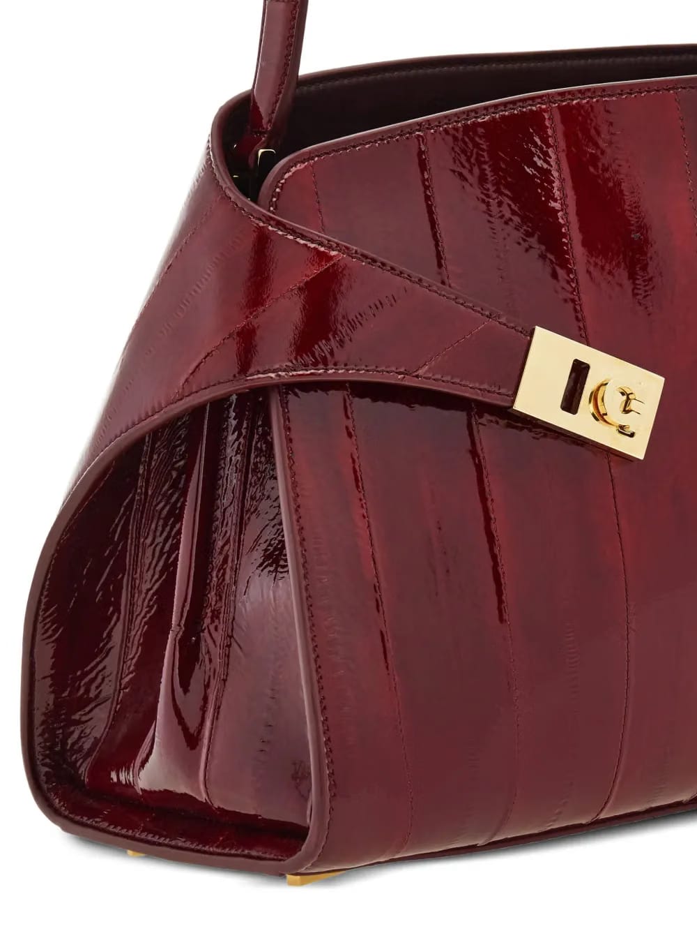 medium Hug eel-skin shoulder bag