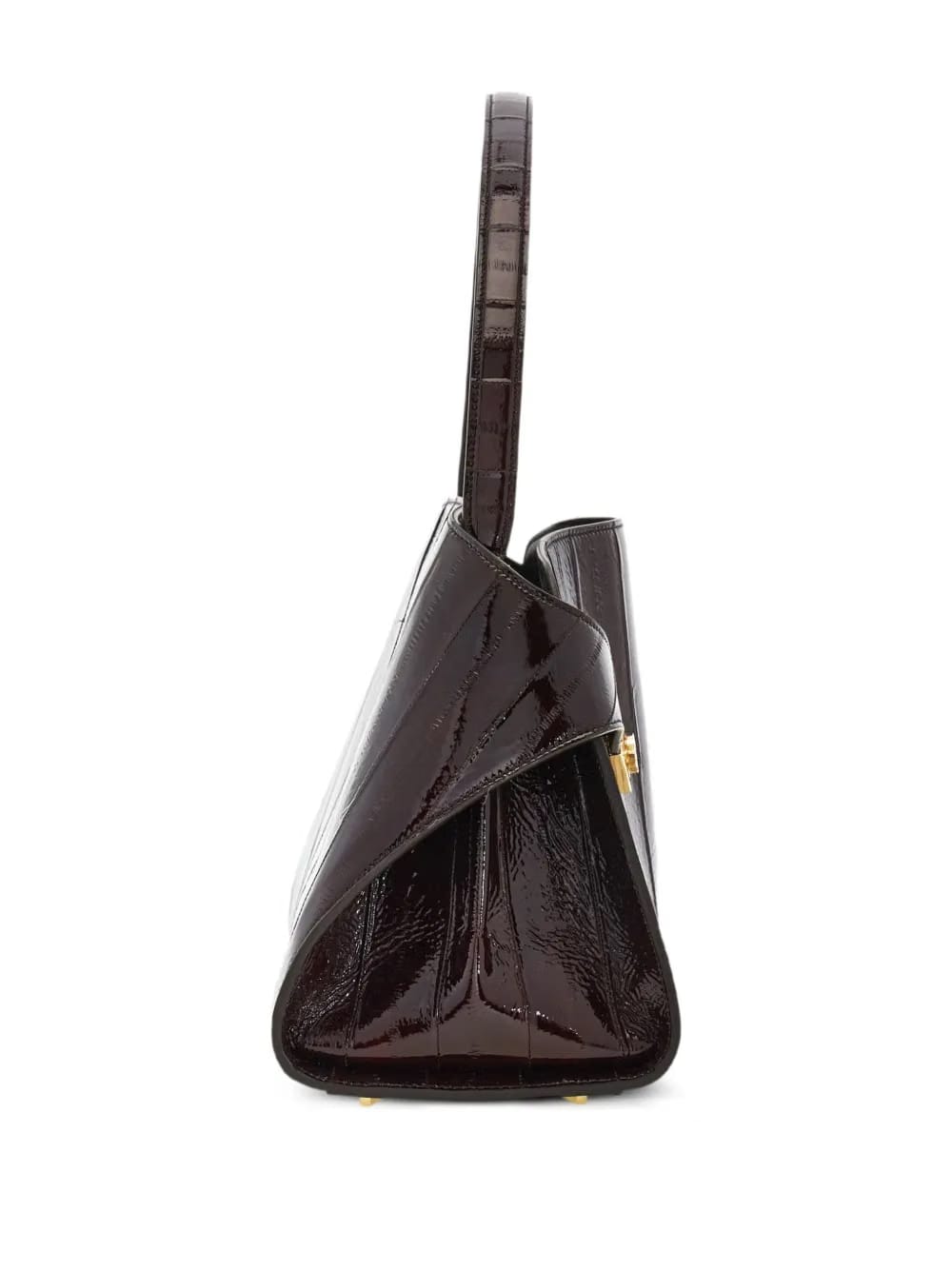 medium Hug Gancini-buckles eel-skin shoulder bag
