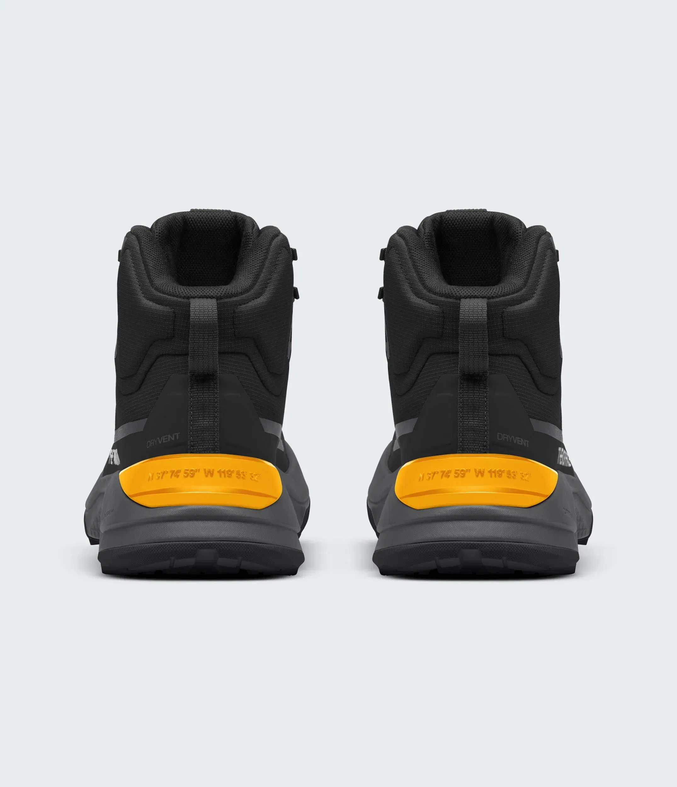 The North Face Mens Fastpack Mid Waterproof Boots Tnf Black Tnf Black
