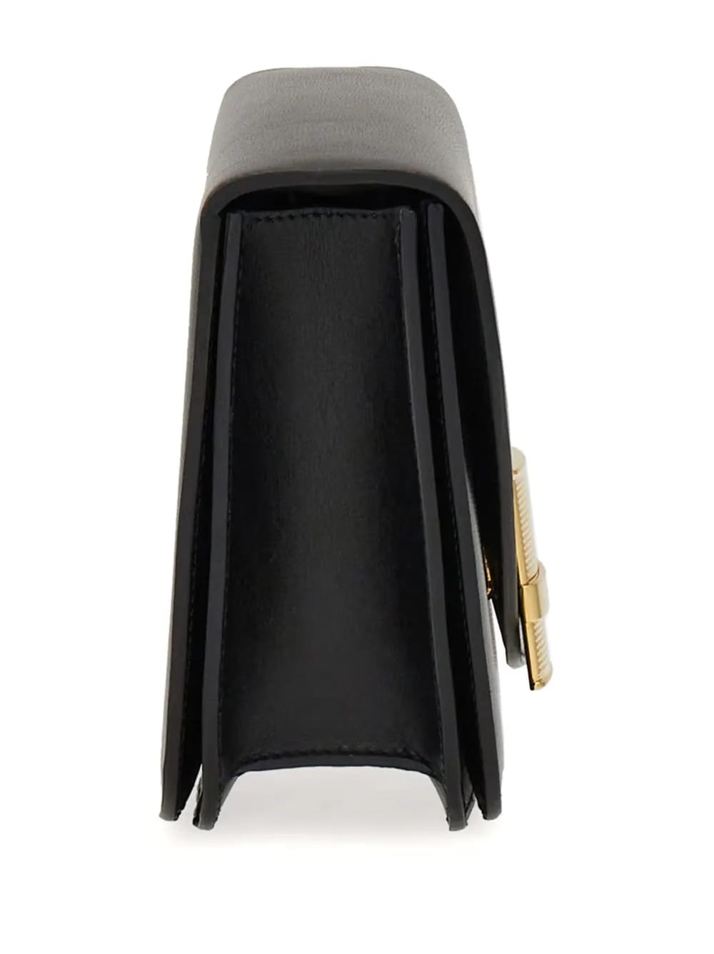 small Asymmetric leather crossbody bag