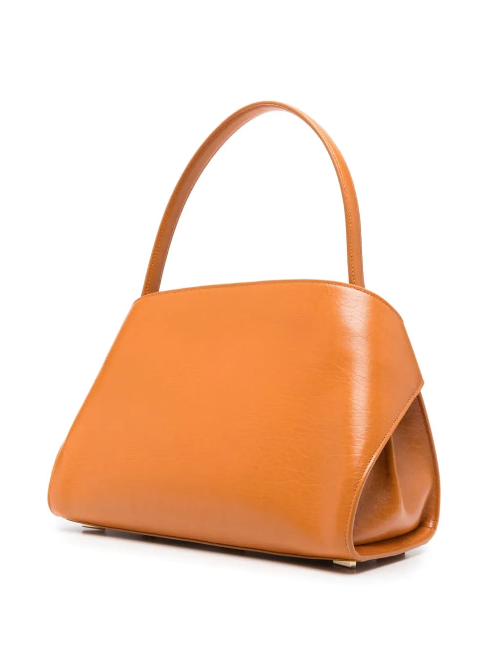 Hug curved-top clasp tote bag