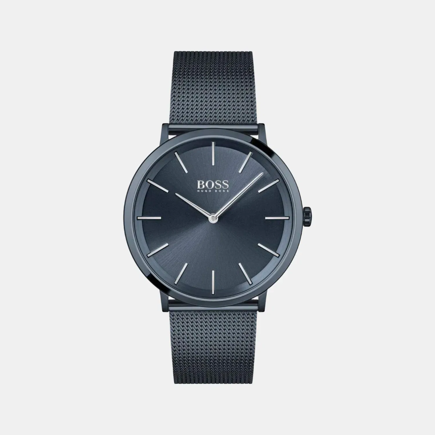 Boss Skyliner Men Quartz Blue Dial Analog Stainless Steel Watch 1513827