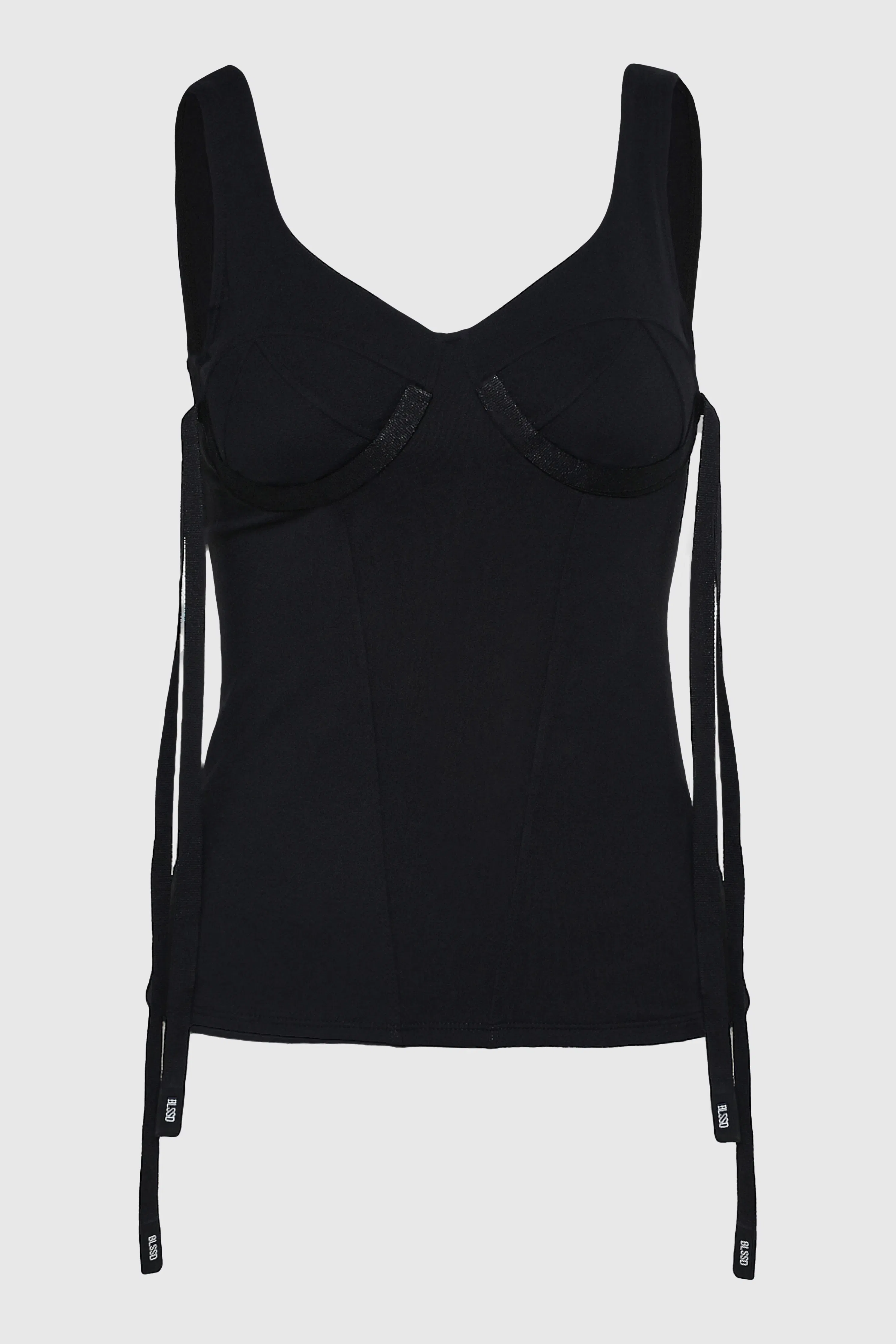 FAUX CORSET TANK W/ BRA LINES