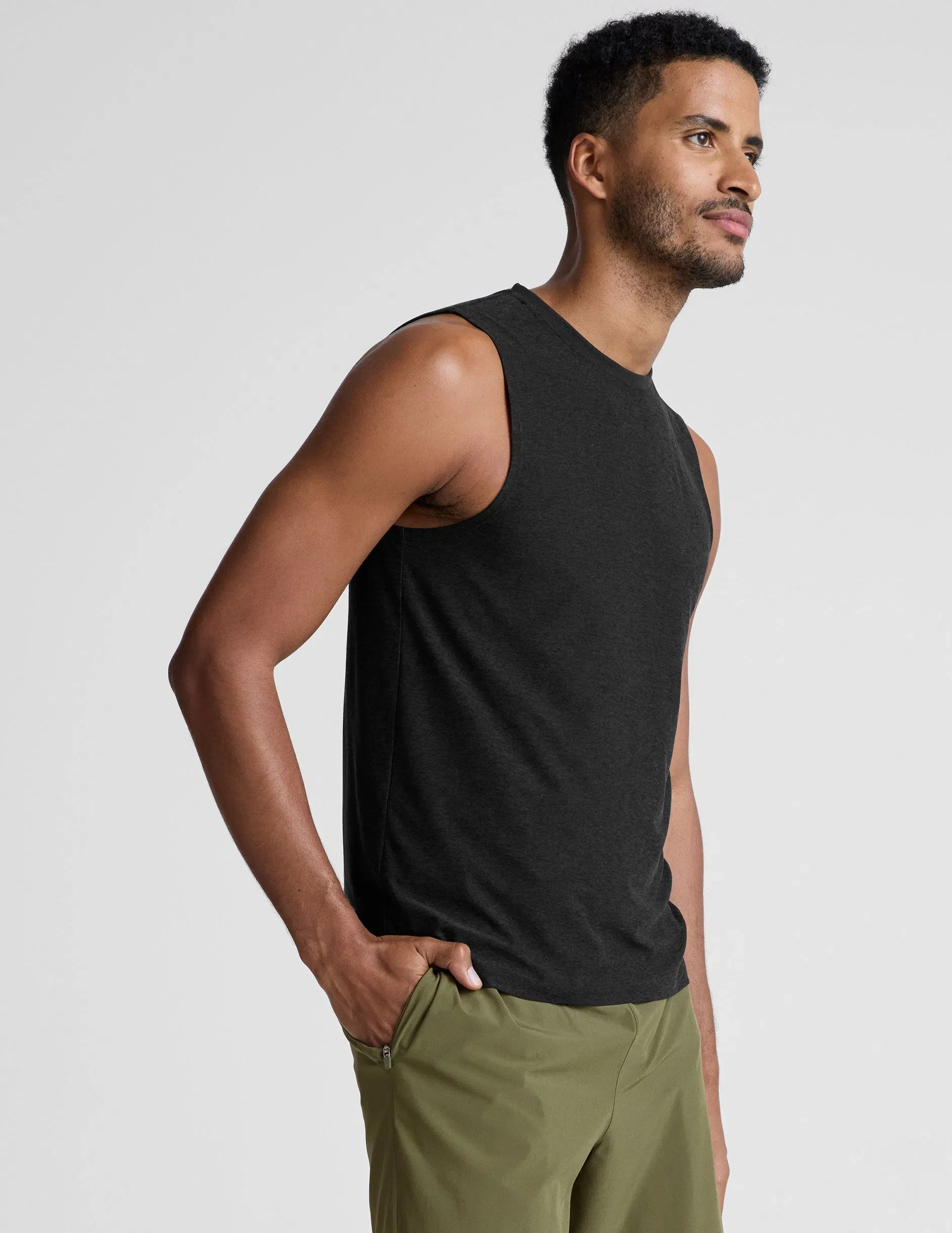 Beyond Yoga Always Beyond Mens Muscle Tank 20