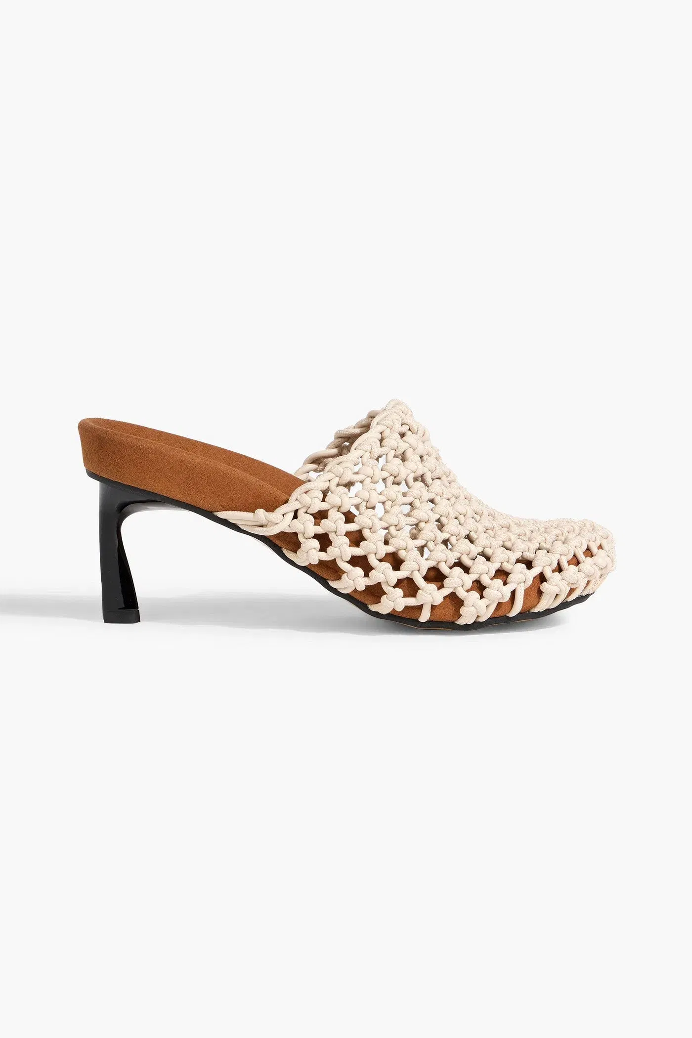 Stella Mccartney Terra Knotted Mules Ecru Women's