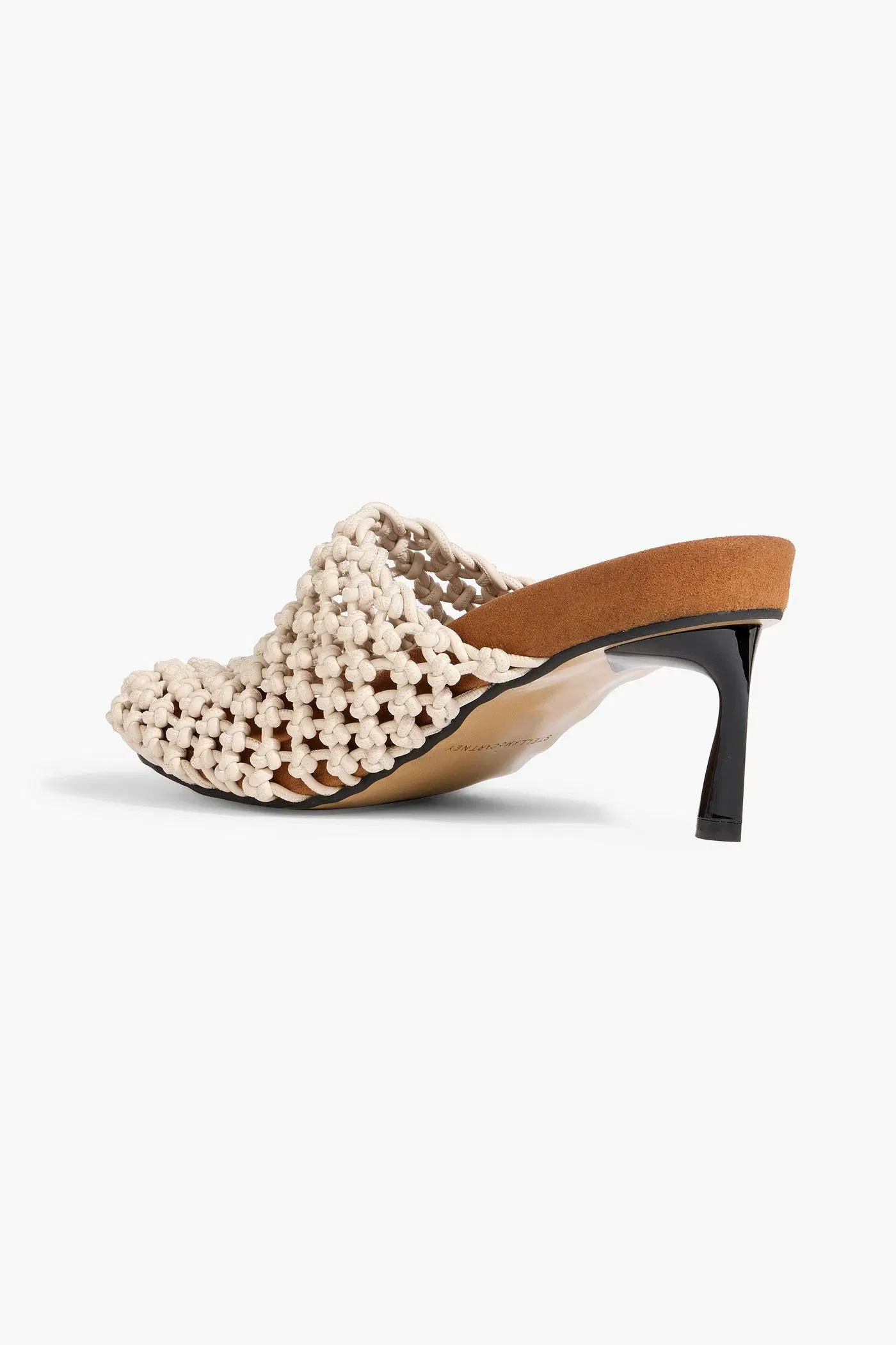 Stella Mccartney Terra Knotted Mules Ecru Women's
