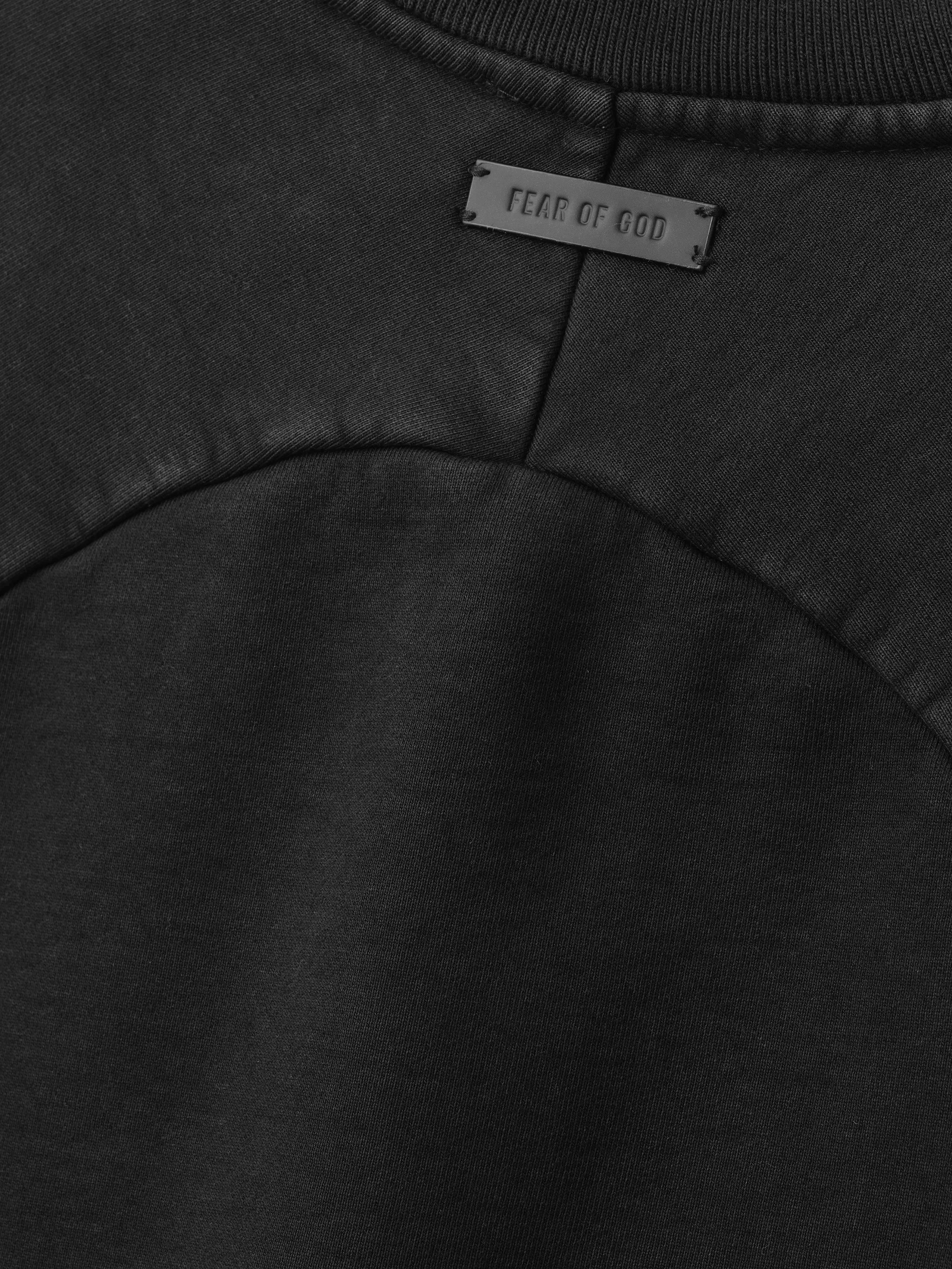 Essentials Sunfaded Classic Half Raglan Sweatshirt Black