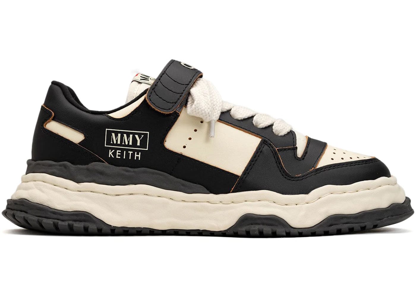 Maison Mihara Yasuhiro Keith Og Sole Leather Black White