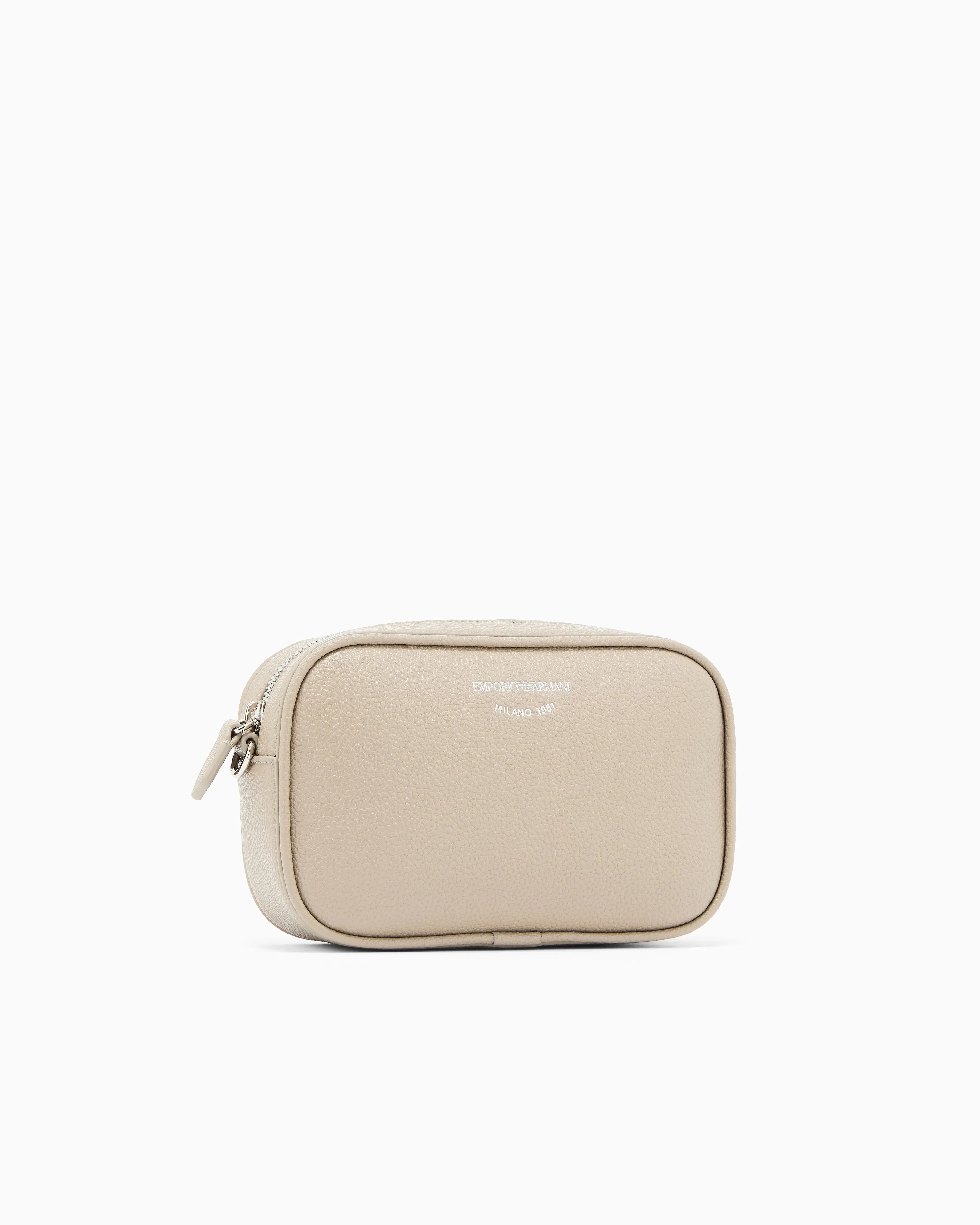 Emporio Armani Deer-print camera case with shoulder strap