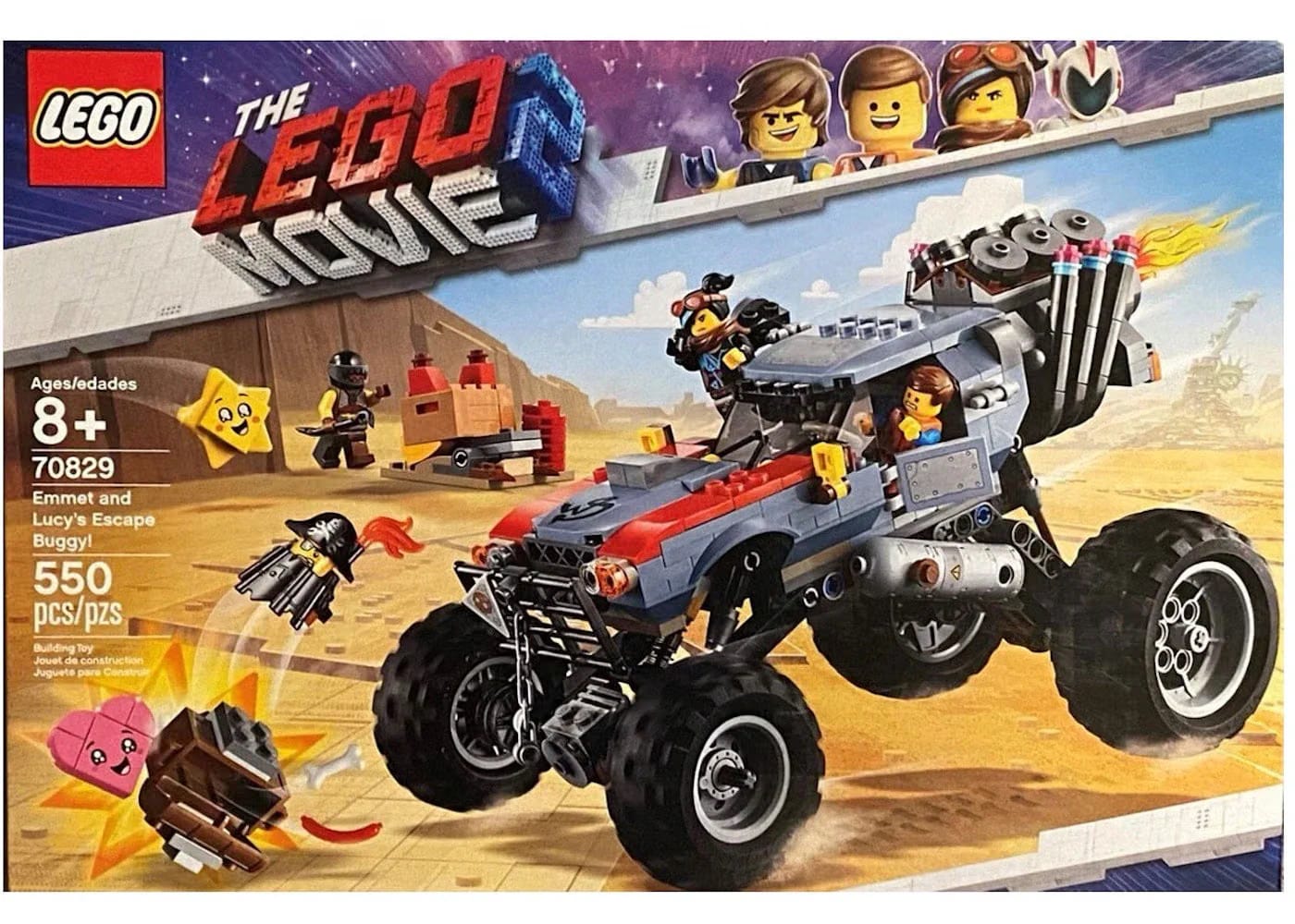Lego The Lego Movie 2 Emmet And Lucys Escape Buggy! Set 70829