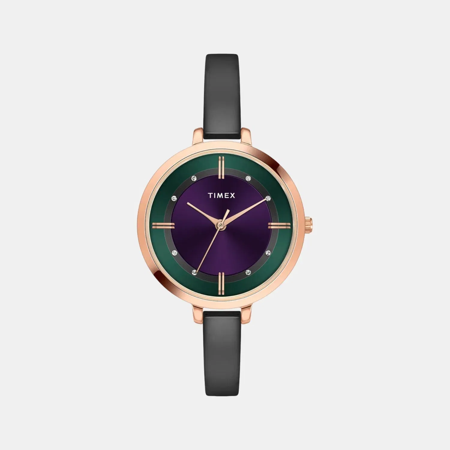 Timex Women Quartz Multicolour Dial Analog Brass Watch Twel12826-Ex