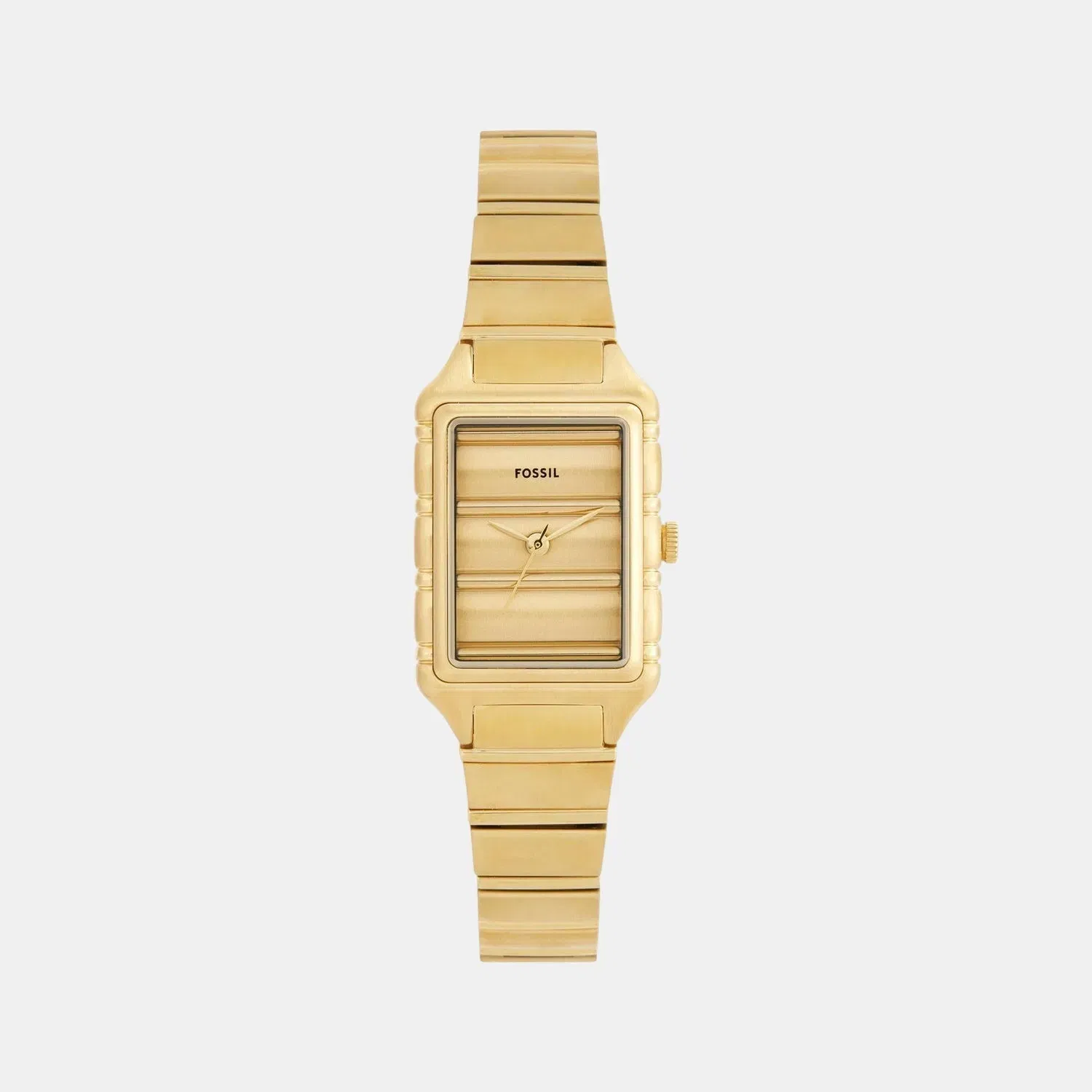 Fossil Raquel Women Quartz Gold Dial Analog Stainless Steel Watch Es5389