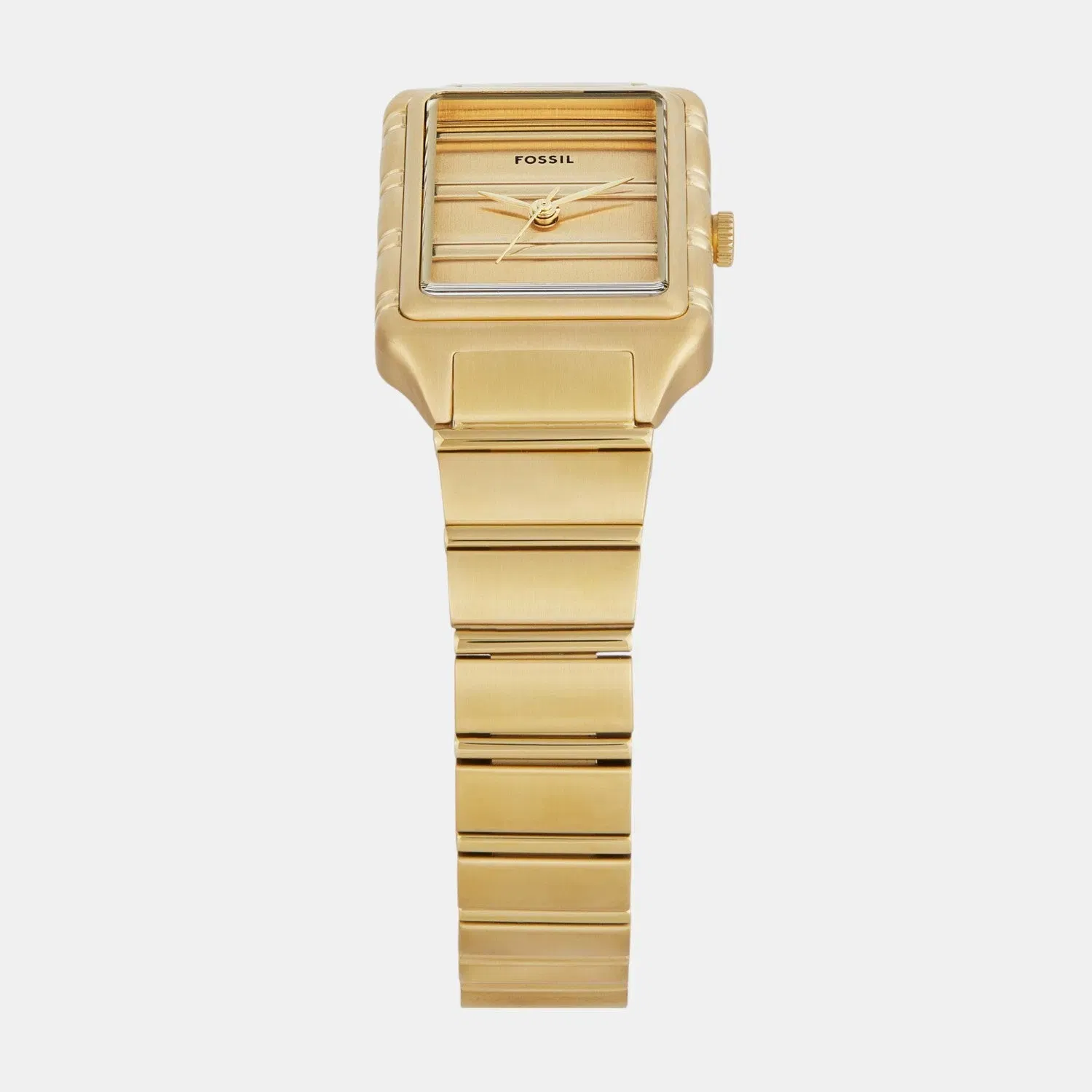 Fossil Raquel Women Quartz Gold Dial Analog Stainless Steel Watch Es5389