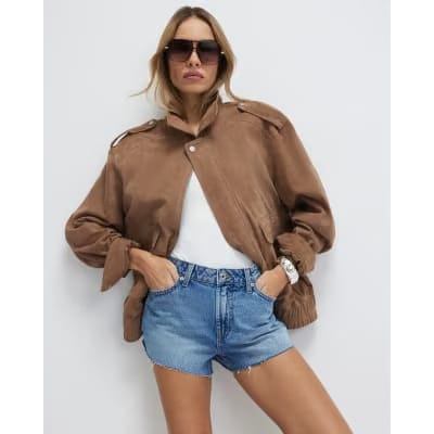 Blue Hotpant Denim Shorts