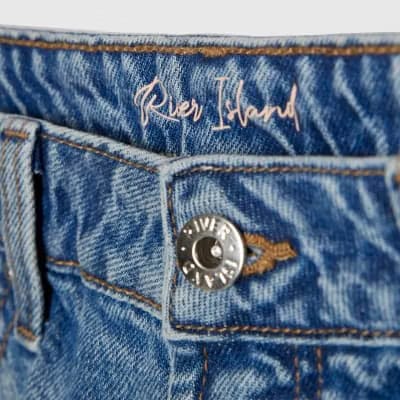 Blue Hotpant Denim Shorts