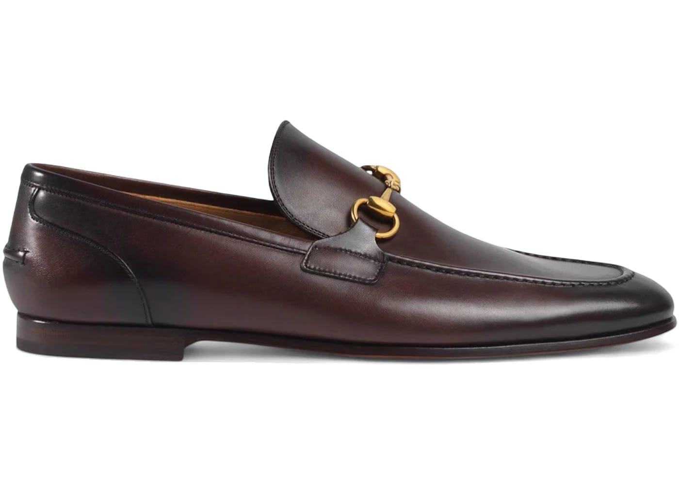 Gucci Jordaan Loafer Dark Brown Leather