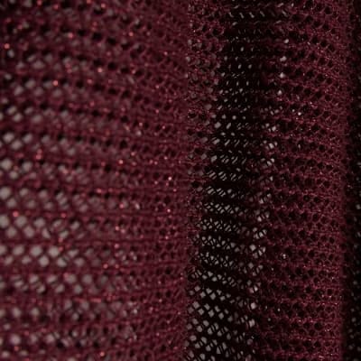 Red Metallic Knitted Cape